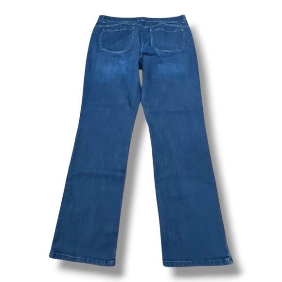 Democracy “Ab"solution Booty Lift Straight Leg Indigo Jeans Women’s Size 14 - Picture 3 of 15